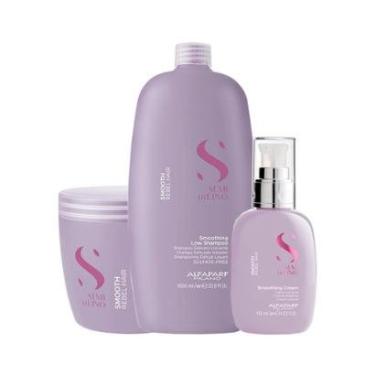 Imagem de Kit Alfaparf Milano Pro Semi Di Lino Smooth Smoothing Profissional - Shampoo e Máscara e Creme-Unissex