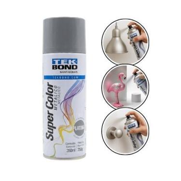 Imagem de Tinta Spray TekBond Platina Uso Geral 350ml