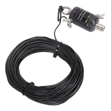 Imagem de aqxreight Antena de Onda Curta, Antena de Meia Onda de Alimentação Final de Banda Larga QRP de Bolso de 3-30 MHz Com Bolsa de Armazenamento, para Comunicação Em Modo CW 5W e Modo SSB 10W