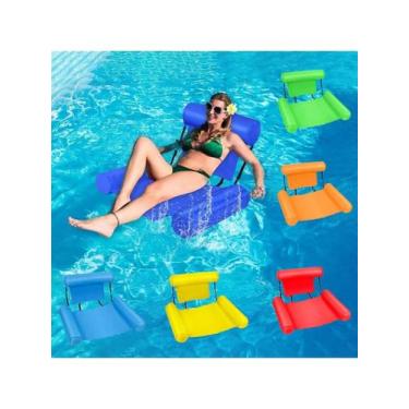 Imagem de Flutuadores infláveis de piscina multiúso, rede de água, brinquedos fl