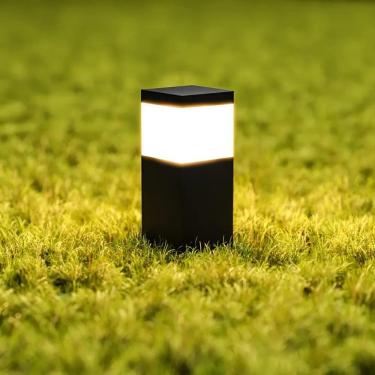 Imagem de 2X Poste Balizador Luminária De Jardim 20Cm Mf401