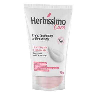 Imagem de Creme Desodorante Rosa Mosqueta Niacinamida 55g -Herbissimo
