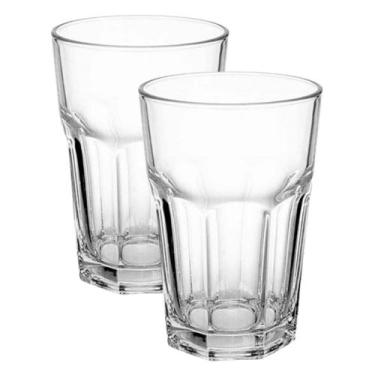 Imagem de Copo de Vidro Conjunto com 2Un de 350ML Ideal para Vitaminas - DONA LA
