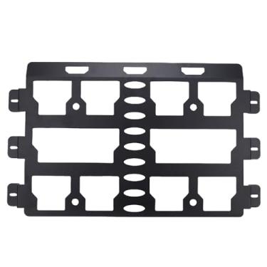 Imagem de Fockety Placa de Montagem da Caixa de Ferramentas, Placa de Montagem de Aço Carbono Resistente, de Completa na Parede ou Base de No Chão para Cama de Caminhão,