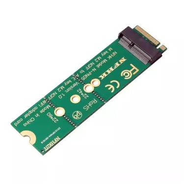 Imagem de Xiwai NGFF Riser Key-E cartão WiFi sem fio para M.2 NGFF Key-M NVME adaptador SSD compatível com placa de rede Wifi6 WIFI7