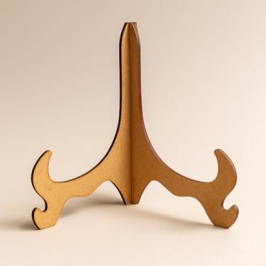 Imagem de Kit 5 Unidades Suporte de Prato Quadro e Azulejo Bordado em MDF 3mm para Mesa e Parede Decorativo (25 cm kit 5 unidade)