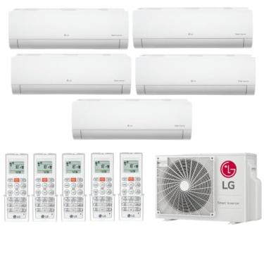 Imagem de Ar Condicionado Multi Split Inverter 36000 Btus Lg (2x9000 + 3x12000) Quente/frio Z5uw36gfb1.awgzbr1-220v