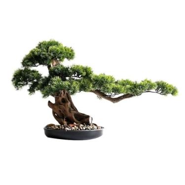 Imagem de Bonsai artificial, bonsai artificial, entrada, sala de estar, vegetação, árvore falsa, decoração de hotel, ornamentos zen, árvore de bonsai artificial