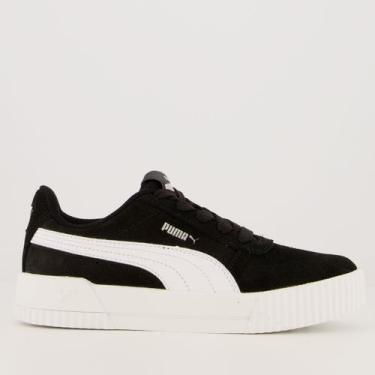 Imagem de Tênis Puma Carina PS BDP Infantil Preto, 33