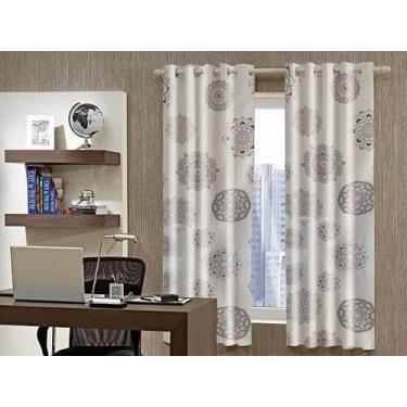 Imagem de Cortina Blackout PVC(Plástico) 2,80x1,80 Estampada - Admirare, Mandala