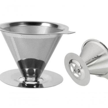 Imagem de Kit Filtro 101 E 103 Coador De Café Inox Reutilizável .