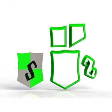 Imagem de Cortador Harry Potter - Sonserina Modular Tamanho 6 Cm