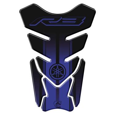 Imagem de Protetor De Tanque Adesivo Moto Yamaha R3 Azul Azul