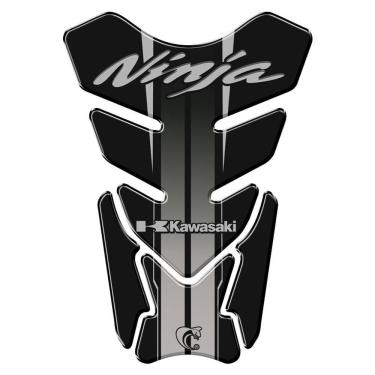 Imagem de Protetor De Tanque Adesivo Moto Kawasaki Ninja Preto Cor Transparente