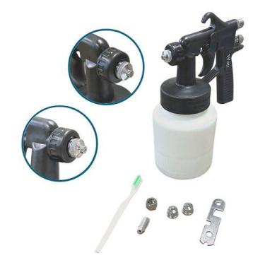 Imagem de Pistola pintura ar direto copo 600ml 1 bico 1,3mm - iwppad1b - Importw