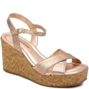 Imagem de Sandália Anabela Cortiça Tiras Cruzadas Bottero 357641-Feminino