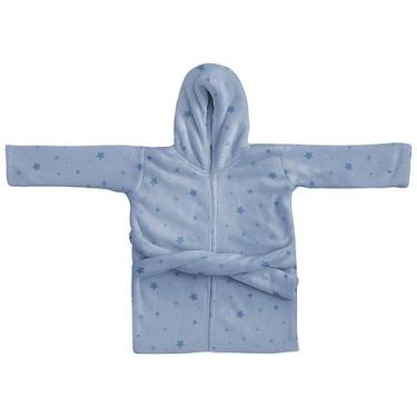 Imagem de Roupão de Microfibra Estampado com Capuz e Forro de Malha - Baby Joy, 