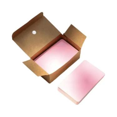 Imagem de Pacote De Cartões De Papel Kraft Em Branco, Notas Dupla Face Para DIY,