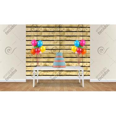 Imagem de Painel em Jacquard Estampado Madeira Pallet, 2,00 x 2,80