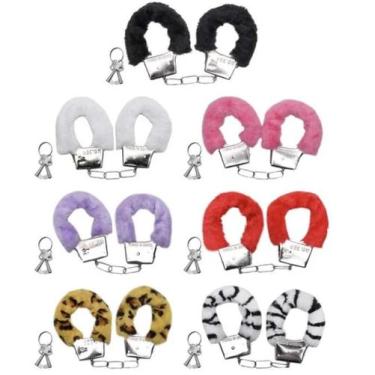 Imagem de Algema Pelúcia Sex SADO - Com chaves - Freire Company, Rosa