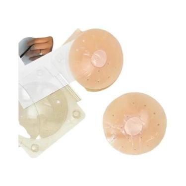 Imagem de Protetor De Mamilo De Silicone Respirável Reutilizável, Sutiã Invisíve