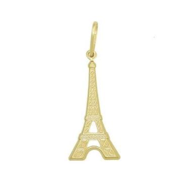 Imagem de Pingente Torre Eiffel Dupla - Brilhante Folheados