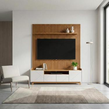 Imagem de Rack com Painel para TV até 60 Polegadas 220cmx163,2cm Siena Adria - E