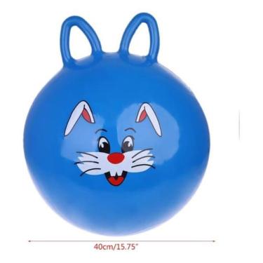 Imagem de Brinquedo Bola Pula Pula Inflável Com Alça id2- Cor Azul