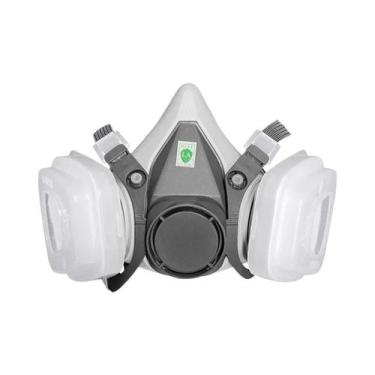 Imagem de Máscara Respiratória De Meio Rosto 6200 501 Com Filtros Antipoeira Par