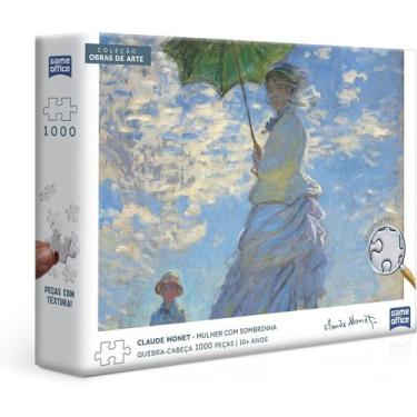 Imagem de Quebra-Cabeça - 1000 Peças - Claude Monet - Mulher Sombrinha - Toyster