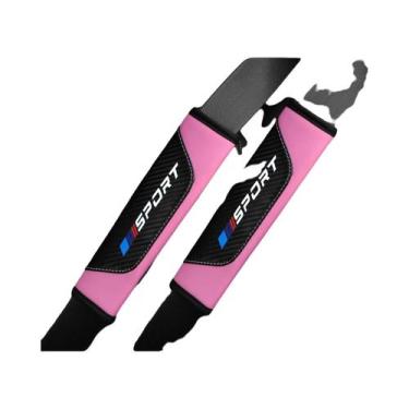 Imagem de Capas De Alça De Cinto De Segurança Em Fibra De Carbono (2 Peças) Para