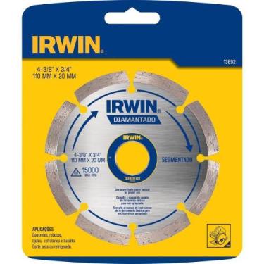 Imagem de Disco Diamantado Segmentado 110mm x 20mm - ATC - Irwin