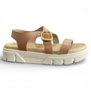 Imagem de Sandália Moleca Flatform Feminina Confortável Plataforma Leve Moderna-Feminino