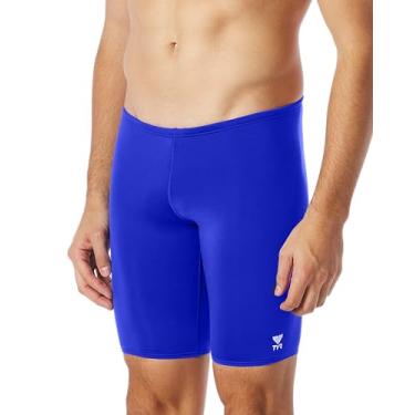 Imagem de TYR Roupa de banho esportiva masculina lisa