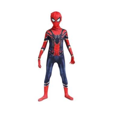 Imagem de Fantasia De Super-Herói Homem-Aranha Para Crianças Com Lançadores De T
