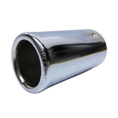 Imagem de Ponteira Escapamento Cromada Ponta Reta 1.7/8" Pol Adaptação - DSTAL