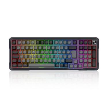 Imagem de Teclado Gamer Mecânico Bragi Pro Rgb Cinza e Preto K688GB-RGB-PTO PT -