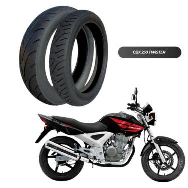 Imagem de Pneus 140/70-17 + 100/80-17 CB 500 Fazer 250 Ninja 250 CBR 250 Twister