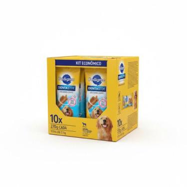 Imagem de Kit Petisco Pedigree Dentastix Cuidado Oral para Cães Adultos Raças Gr