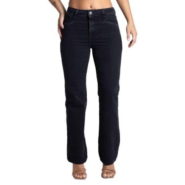 Imagem de Calça Jeans Sawary Reta - 282114 - preta 46-Feminino