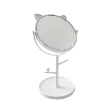 Imagem de Espelho De Mesa Redondo Gatinho Decoração para Maquiagem - Inter, Bran