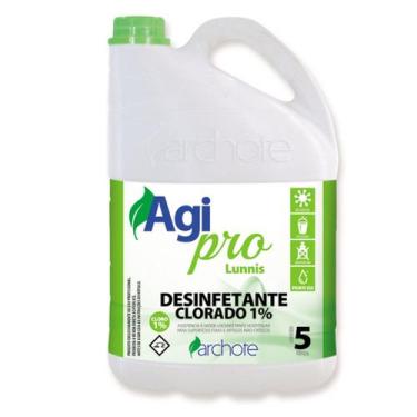 Imagem de Cloro Ativo 5L Desinfetante Hospitalar 1 Hipoclorito Bactericida Clíni