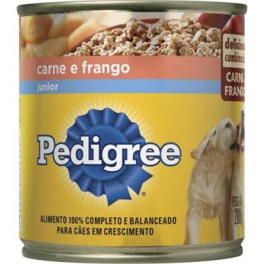 Imagem de Ração p/ Cachorro Júnior Carne e Frango Lata 280g - Pedigree