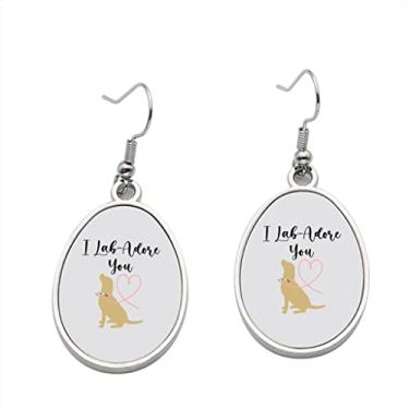 Imagem de Labador Dog 1 brinco – Brincos pendurados para meninas – Presente de festa de aniversário dos namorados