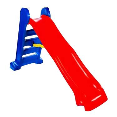 Imagem de Escorregador Infantil Grande - Azul E Vermelho - Natalplast