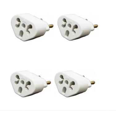 Imagem de Adaptador Benjamin Bob Love 10A/20A Kit 10Pças Pino Maciço