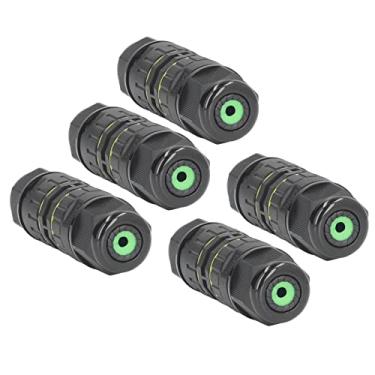 Imagem de Conector de cabo elétrico de caixa de junção, caixa de junção 5 peças 3 fios conexão IP68 à prova d'água para pátio