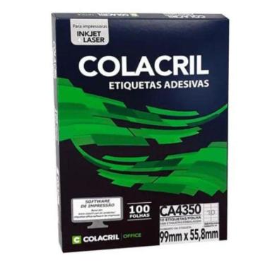 Imagem de Etiqueta Inkjet E Laser A4 Ca4351 2120x3810x5Mm 100 Folhas