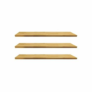 Imagem de Kit 3 Prateleira Estante 60x20 Madeira Grossa com 30mm