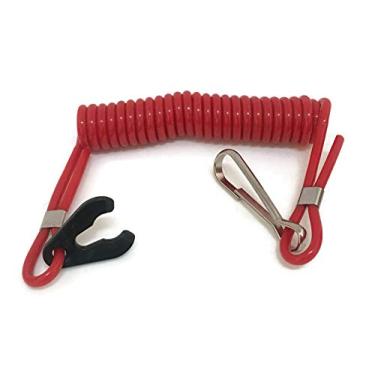 Imagem de Cordão para interruptor de parada de motor de barco para Mercury Mariner Mercruiser Quicksilver Outboard Electrical 823054 Q motor de 2/4 tempos